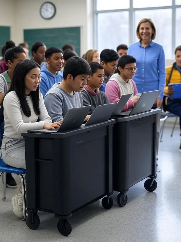 Tripp Lite 36-Port AC Charging Cart